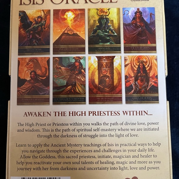 The Isis Oracle by Alana Fairchild cards and guidebook like new - Picture 2 of 2